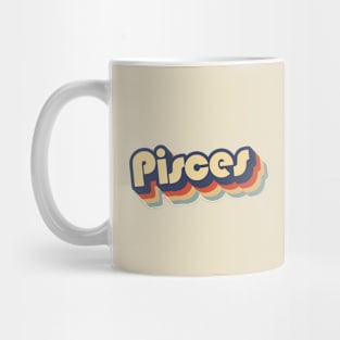 Pisces - Retro '70s Style Mug